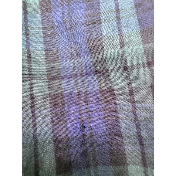 Polo Ralph Lauren Yarmouth 100% cotton Blue/Green Plaid 16 32/33 button up LS - Picture 12 of 12